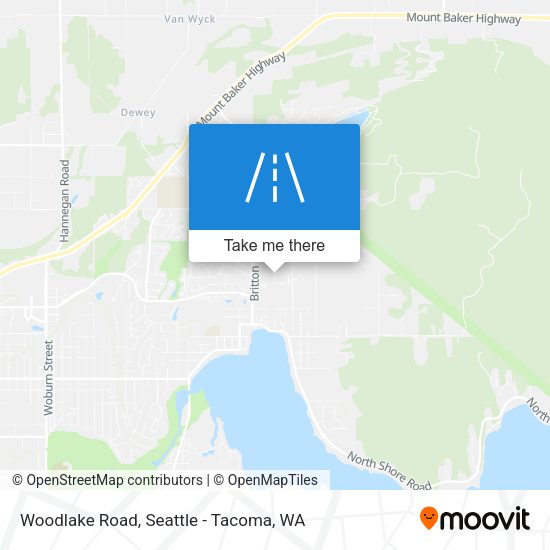 Mapa de Woodlake Road
