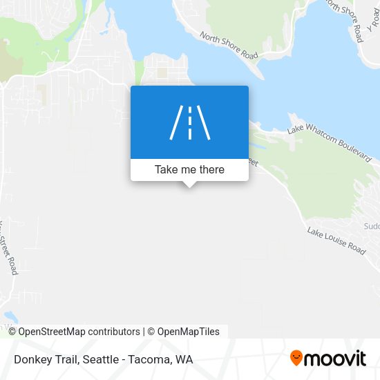 Donkey Trail map