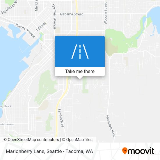 Marionberry Lane map