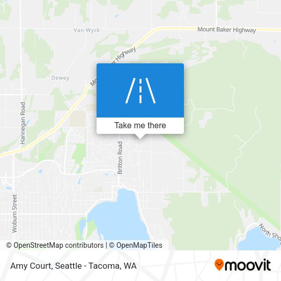 Mapa de Amy Court