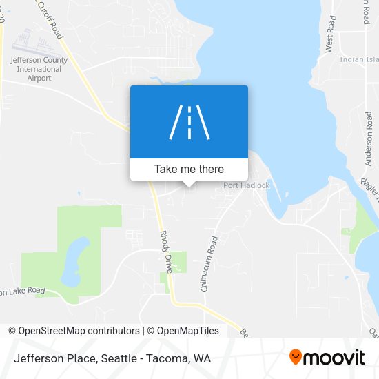Mapa de Jefferson Place