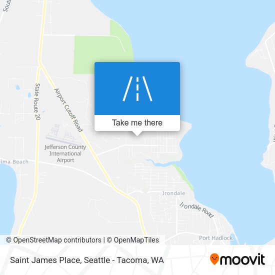 Saint James Place map