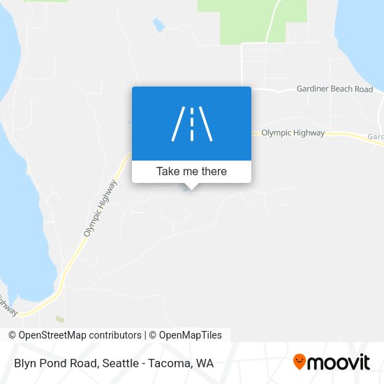 Blyn Pond Road map