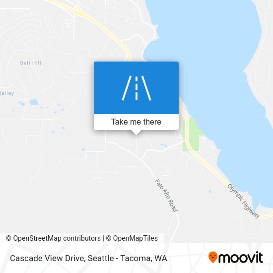 Mapa de Cascade View Drive