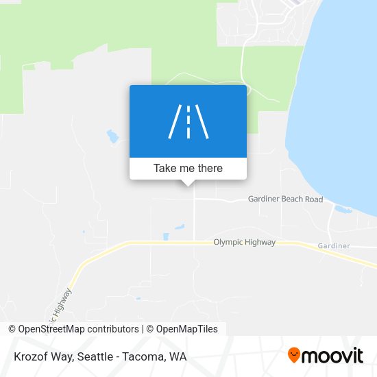 Krozof Way map