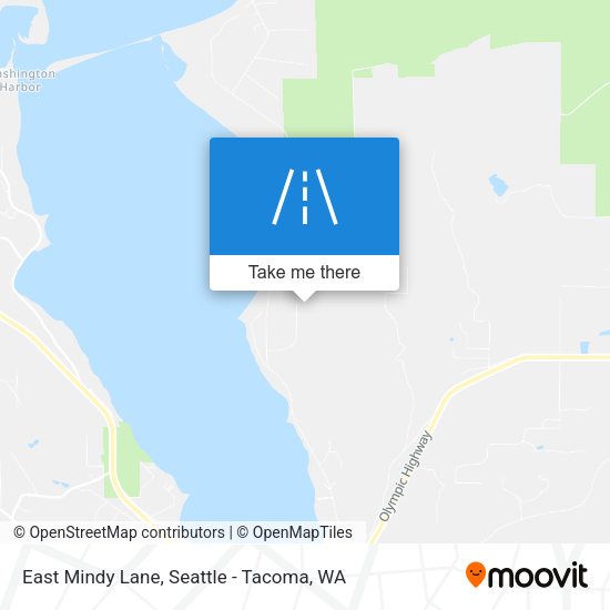 East Mindy Lane map