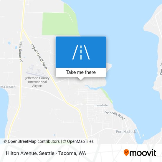 Hilton Avenue map