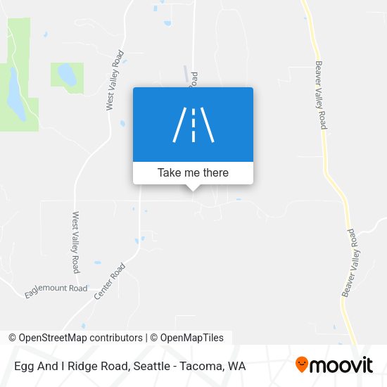 Mapa de Egg And I Ridge Road