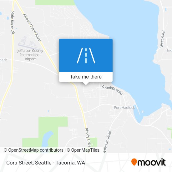 Cora Street map