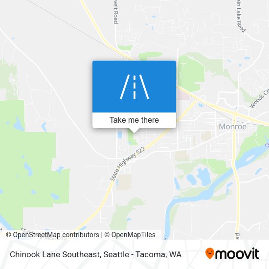 Chinook Lane Southeast map