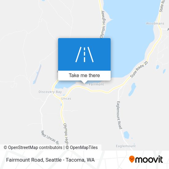 Fairmount Road map