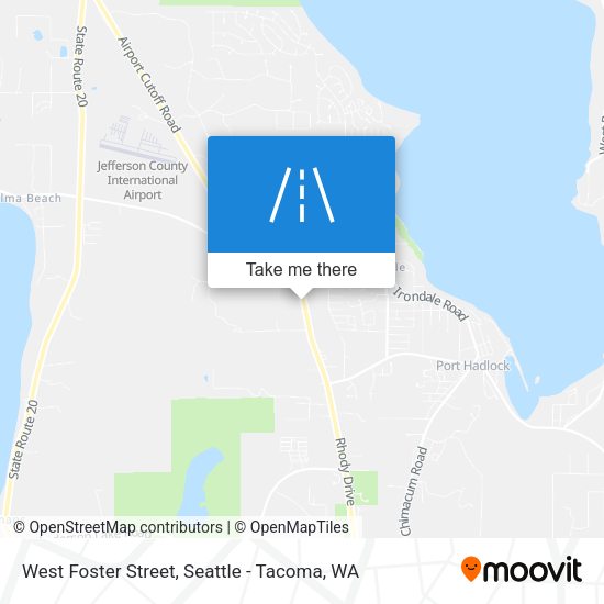 West Foster Street map