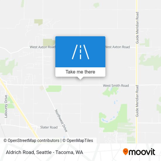 Mapa de Aldrich Road