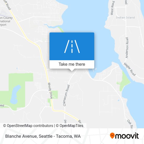 Blanche Avenue map