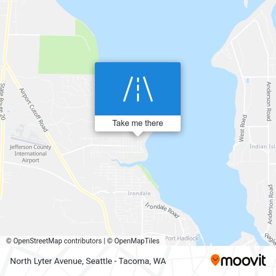 North Lyter Avenue map