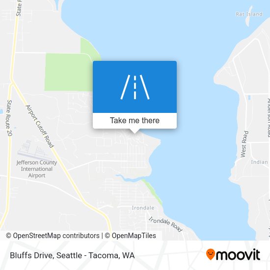 Bluffs Drive map