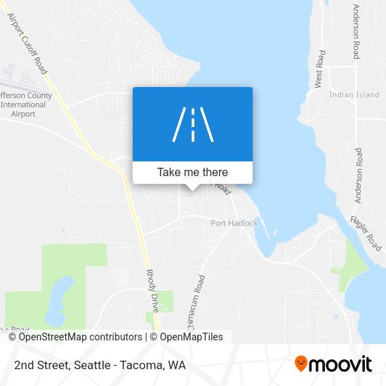 2nd Street map