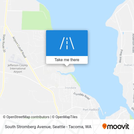 South Stromberg Avenue map
