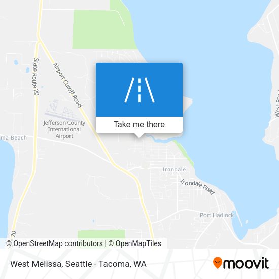 West Melissa map