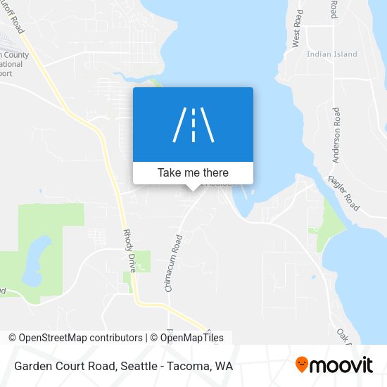 Garden Court Road map
