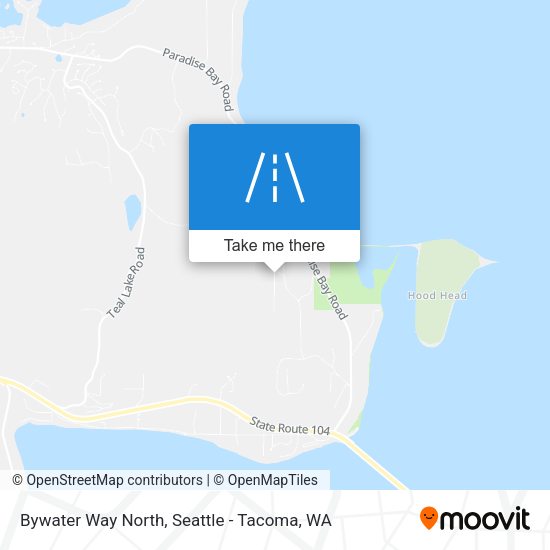 Mapa de Bywater Way North
