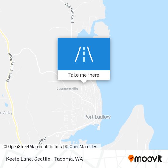 Mapa de Keefe Lane