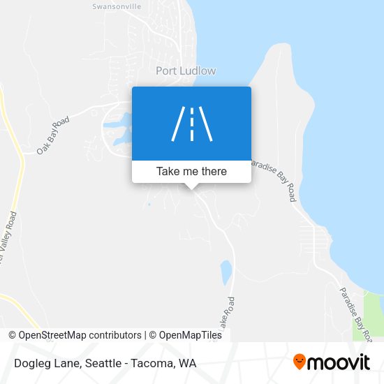 Dogleg Lane map