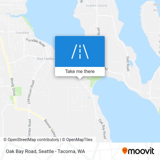 Mapa de Oak Bay Road