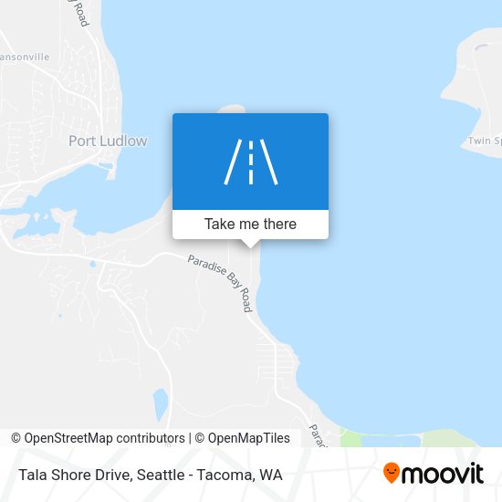 Tala Shore Drive map
