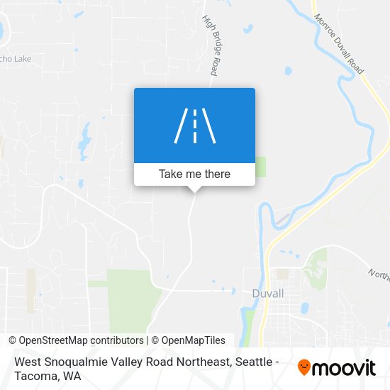 Mapa de West Snoqualmie Valley Road Northeast