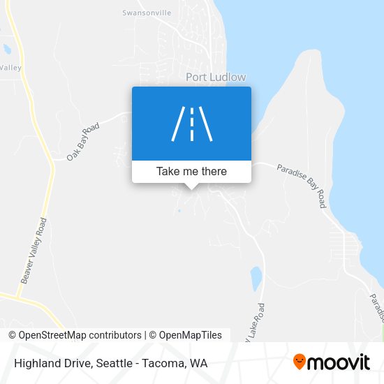 Highland Drive map
