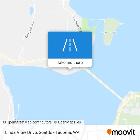 Linda View Drive map