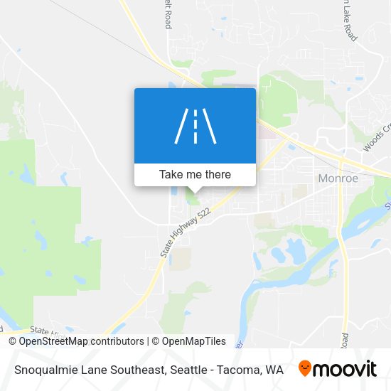 Mapa de Snoqualmie Lane Southeast