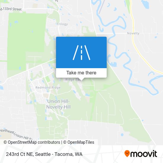 Mapa de 243rd Ct NE