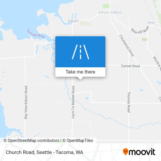 Church Road map