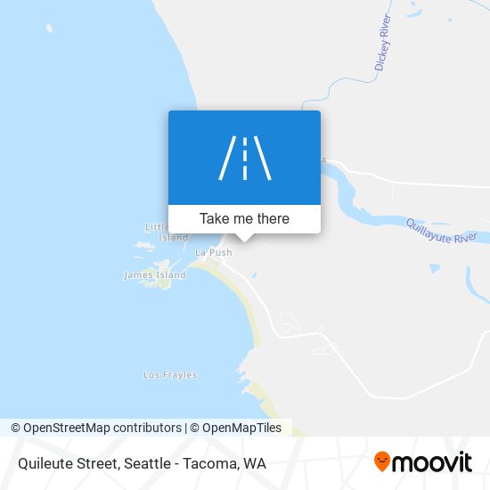 Mapa de Quileute Street