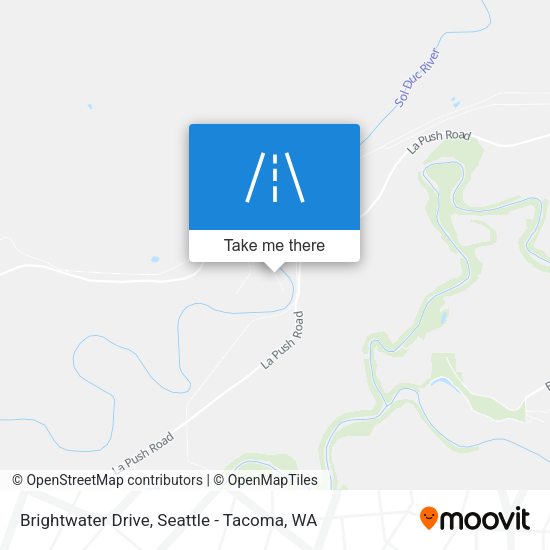 Brightwater Drive map