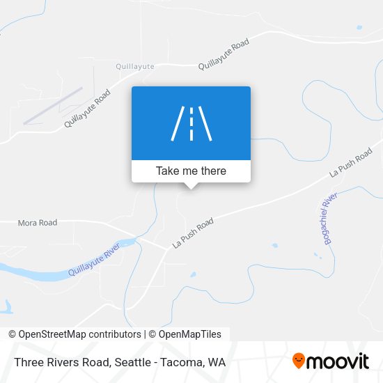 Three Rivers Road map