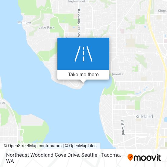 Mapa de Northeast Woodland Cove Drive