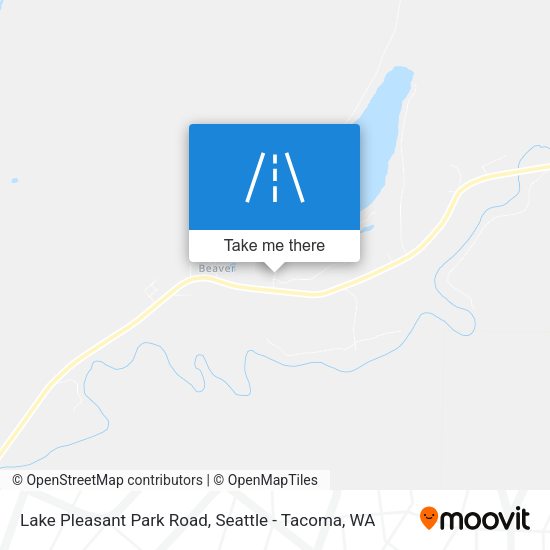 Lake Pleasant Park Road map