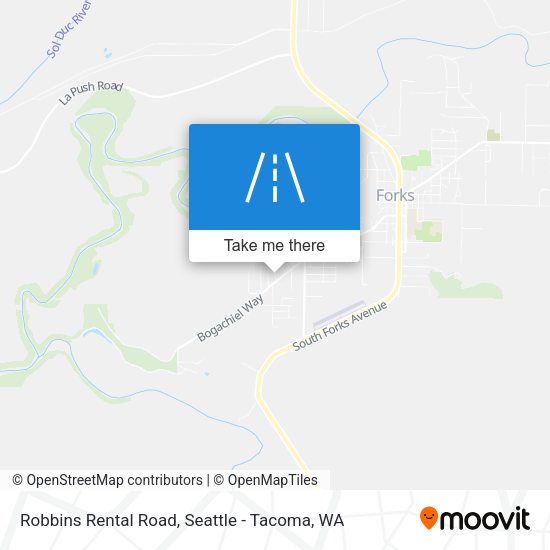 Robbins Rental Road map