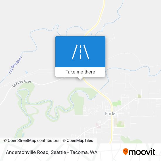 Andersonville Road map