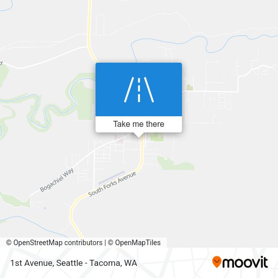 Mapa de 1st Avenue