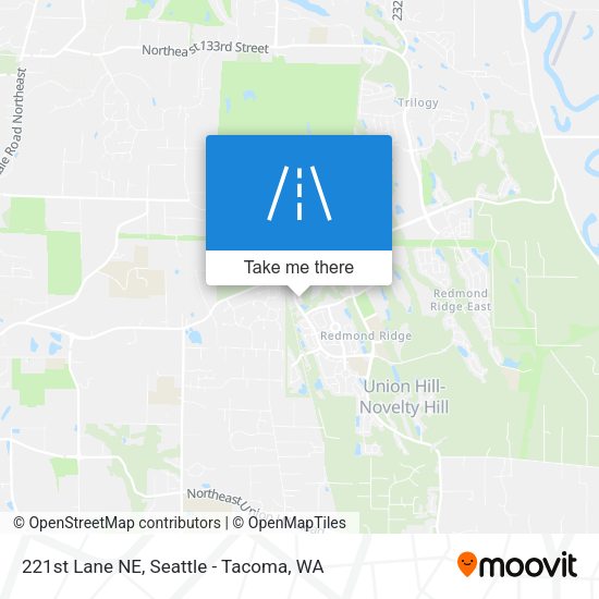 221st Lane NE map