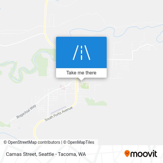Camas Street map