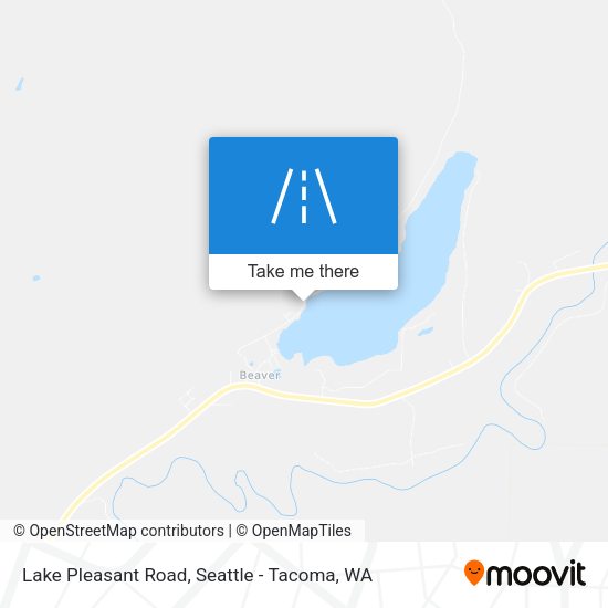 Lake Pleasant Road map