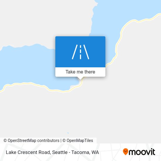 Lake Crescent Road map