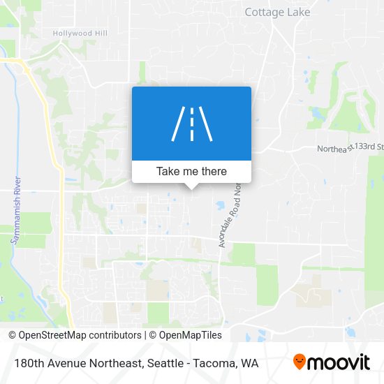 Mapa de 180th Avenue Northeast