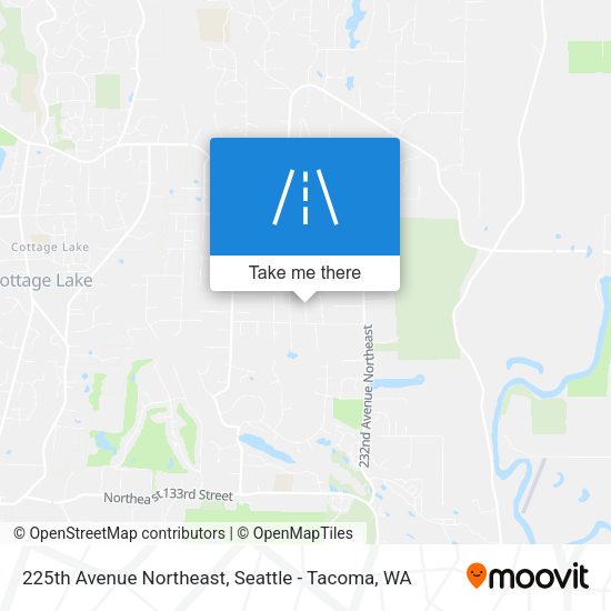 225th Avenue Northeast map