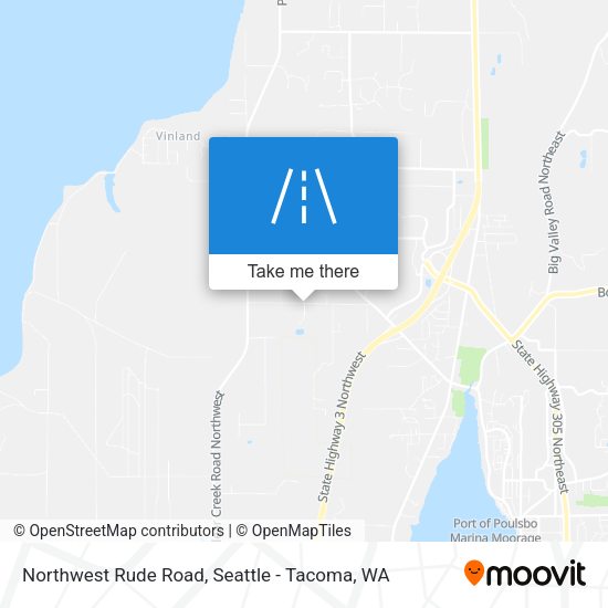 Mapa de Northwest Rude Road